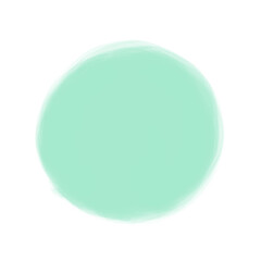 Sea green circle message box