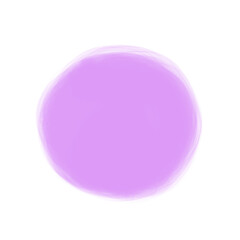Pastel purple circle message box