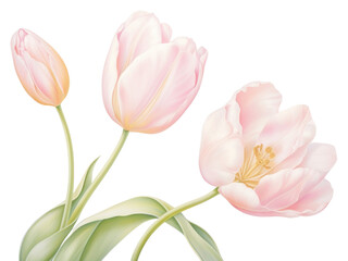 Fototapeta premium PNG Blossom flower petal tulip.