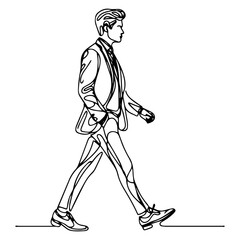 vector illustration of a man