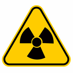 Radiation Hazard Symbol – High-Quality Nuclear Warning Sign Vector