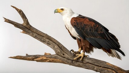 Obraz premium African Fish Eagle on studio background 