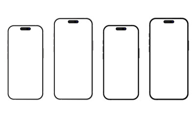 iPhone スマートフォン ディスプレイ フレーム ベクター素材 (16)