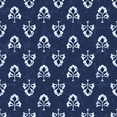 Hashtag CADS Floral block print Pattern. Boho Print. Hand draw Illustrations, Batik Print, Floral Pattern, Print Art. EPS file format. 