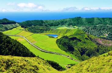 Lagoa Rasa, Sao Miguel Island, Azores, Acores, Portugal, Europe.