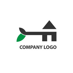 House key real estate company logo