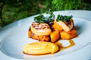 Enjoy perfectly grilled steak and vibrant roasted veggies in the great outdoors