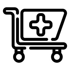supplies cart icon