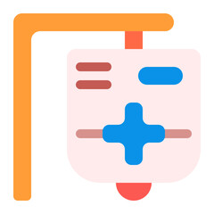 Fototapeta premium intravenous icon