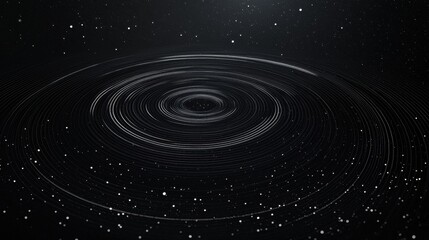 Fototapeta premium A black and white image of a starry night sky.