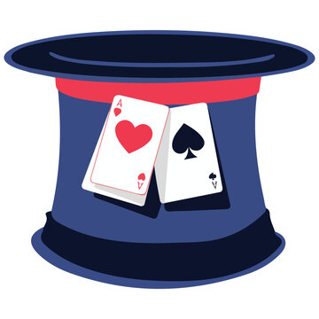 Isolated Mad Hatter Hat Fairy Tale Alice in Wonderland Accessory