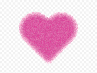 Obraz premium Heart Symbol Vector. Valentines Collection of Pink Hearts.