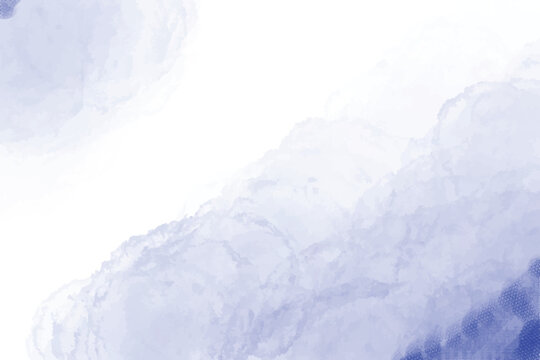 watercolor blue sky background. watercolor background with clouds.