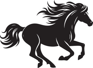 Fototapeta premium Majestic Running Horse Vector Pack