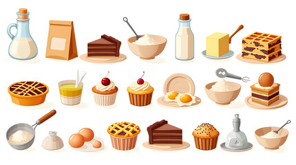 yummy Bake food  ingredients
