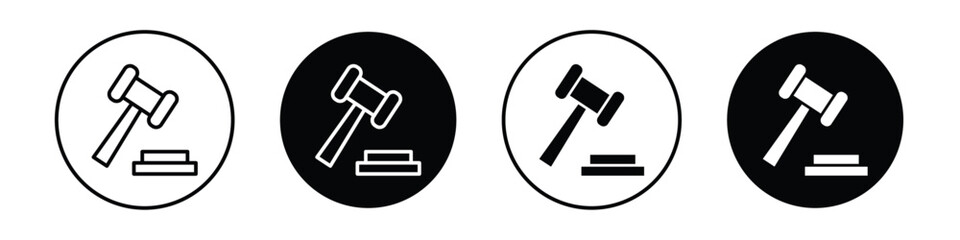 Auction vectors icons graphics pack