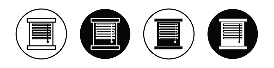 Blinds open vectors icons graphics pack