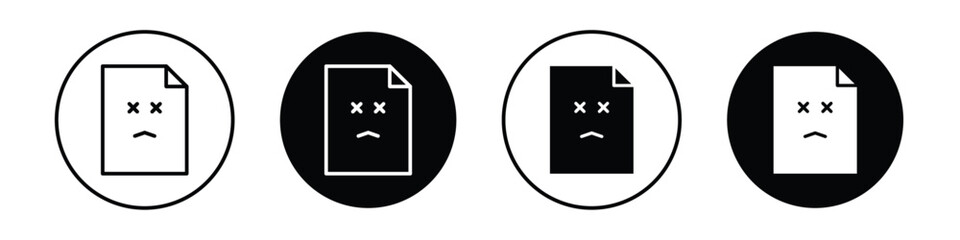 Broken Image vectors icons graphics pack