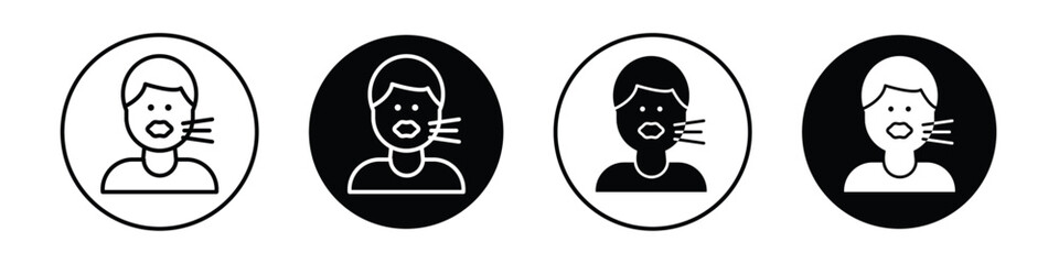 Cough vectors icons graphics pack