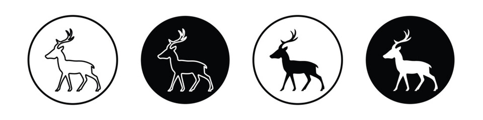 Deer vectors icons graphics pack