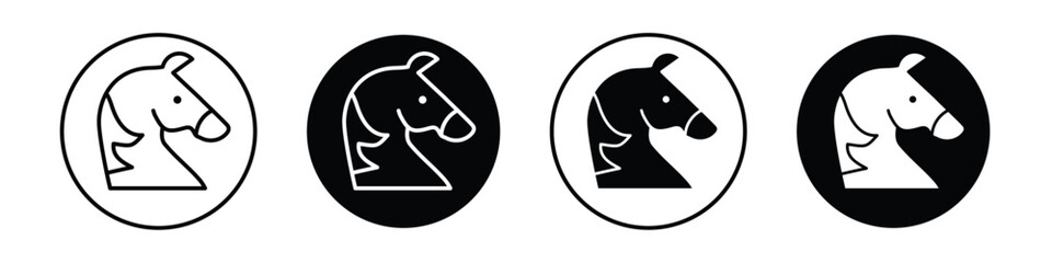 Obraz premium Horse vectors icons graphics pack