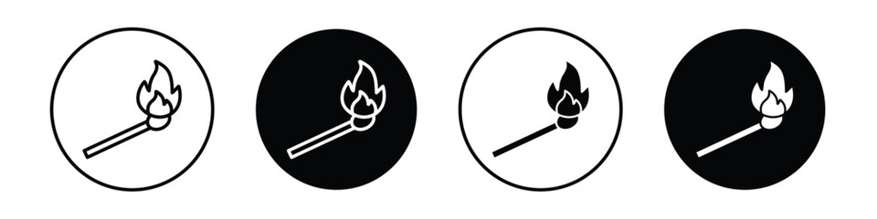 Match fire vectors icons graphics pack