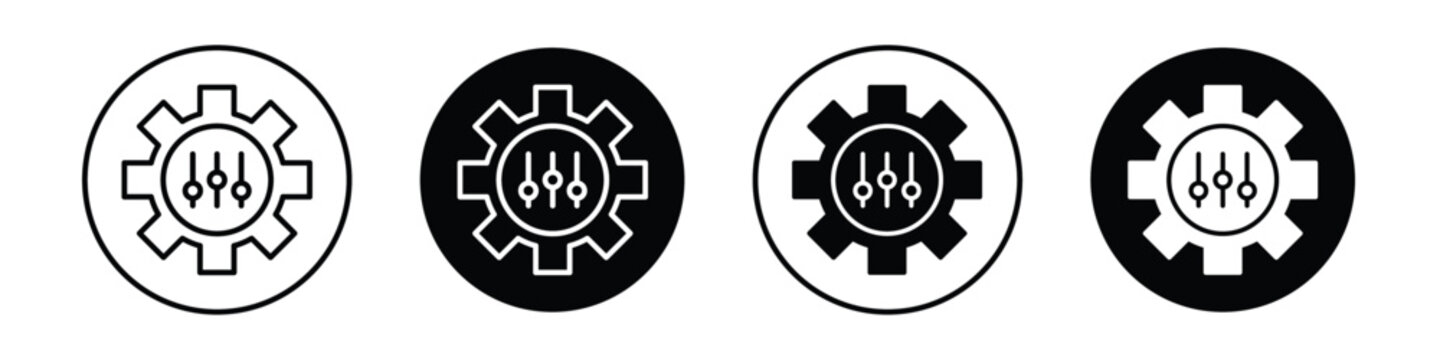 Mass customization vectors icons graphics pack