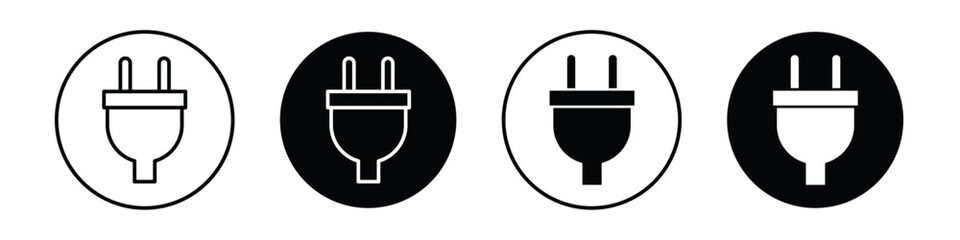 Plug vectors icons graphics pack