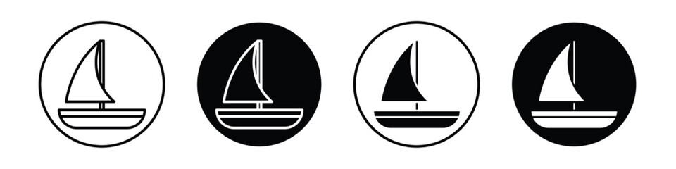 Sailboat vectors icons graphics pack