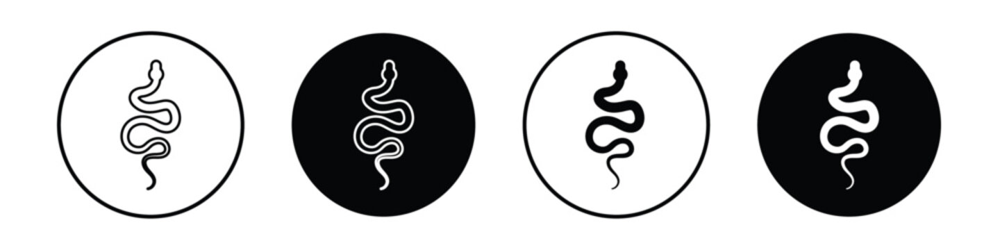 Snake vectors icons graphics pack