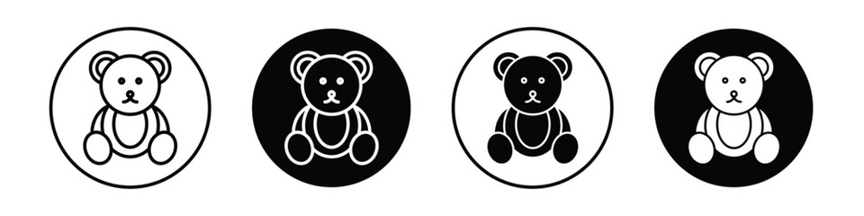 Teddy bear vectors icons graphics pack