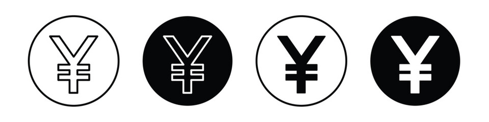 Yen vectors icons graphics pack