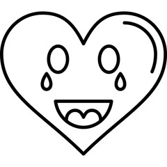 Fototapeta premium Sweat Heart Icon