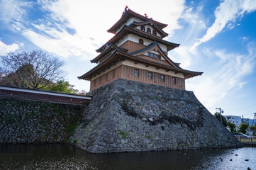 高島城址、長野県諏訪市高島
