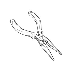 pliers isolated on white background