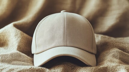 Cozy cap display on textured fabric home fashion style inspiration