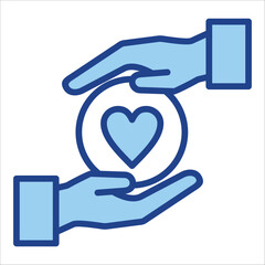 Care Icon Single Vector Collection 