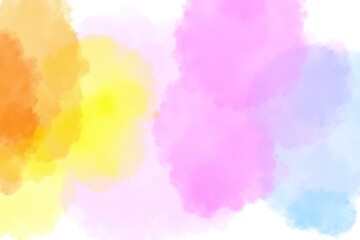 Obraz premium colorful watercolor background with a white background