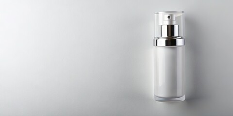 Airless Pump Bottle Macro Photography: Clean, Clinical Product Shot
