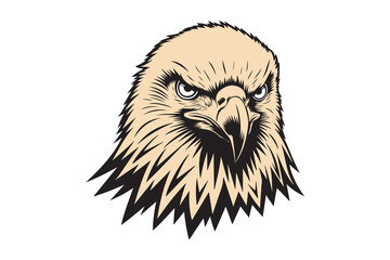 Fierce and Bold  Eagle Emblem vector