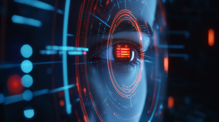 デジタルセキュリティのイメージ　顔認証