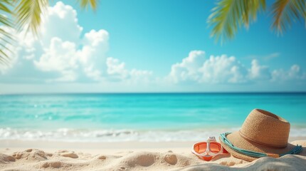 summer vacation concept, travel background