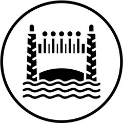 Vector Design Bridge Icon Style