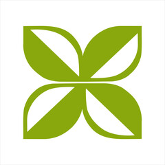 geometric design with geometric icon