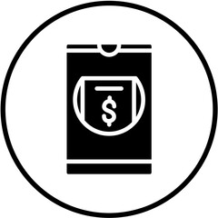 Vector Design Mobile Banking Icon Style