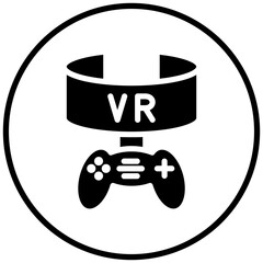 Vector Design Vr Gaming Icon Style