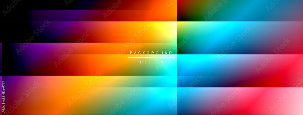 Aufkleber colorful gradient with lines made of shadow and light. creative background