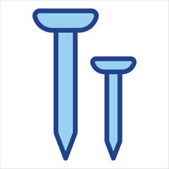 Nails Icon Single Vector Collection 