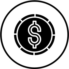 Dollar Sign Vector Design Icon Style