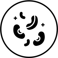 Black Beans Vector Design Icon Style